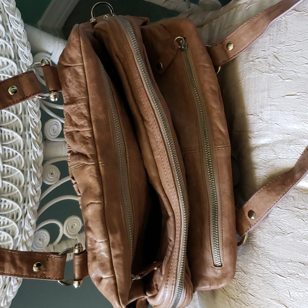 ๐ JUNIOR DRAKE TAN LEATHER PURSE - Picture 7 of 13
